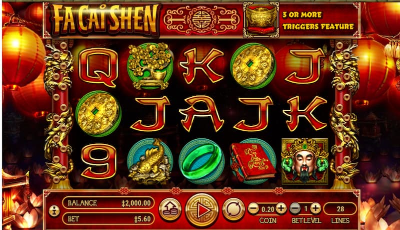 slot game Fa Cai Shen 2 